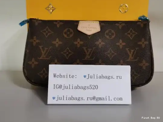 First bag MULTI EXCHANELUSIVE LOUIS DIGITAL PRELAUNCH VUITTON POCHETTE ACCESSOIRES - 0508